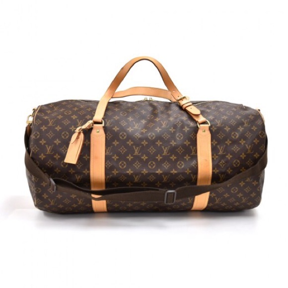 💎✨LARGE RARE✨💎 KEEPALL POLOCHON 65 Louis Vuitton TRAVEL - Picture 2 of 16